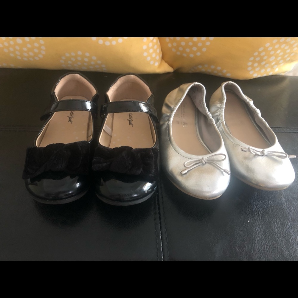 Toddler Girls size 12 dress shoe lot.